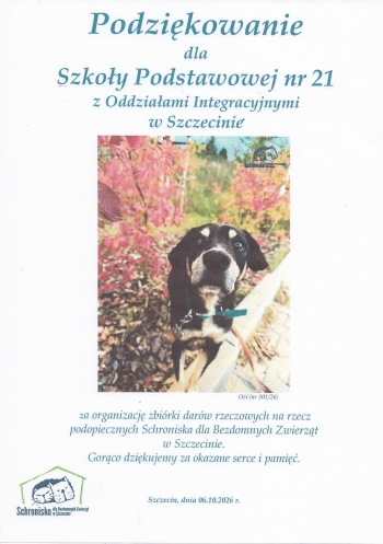 podziękowania