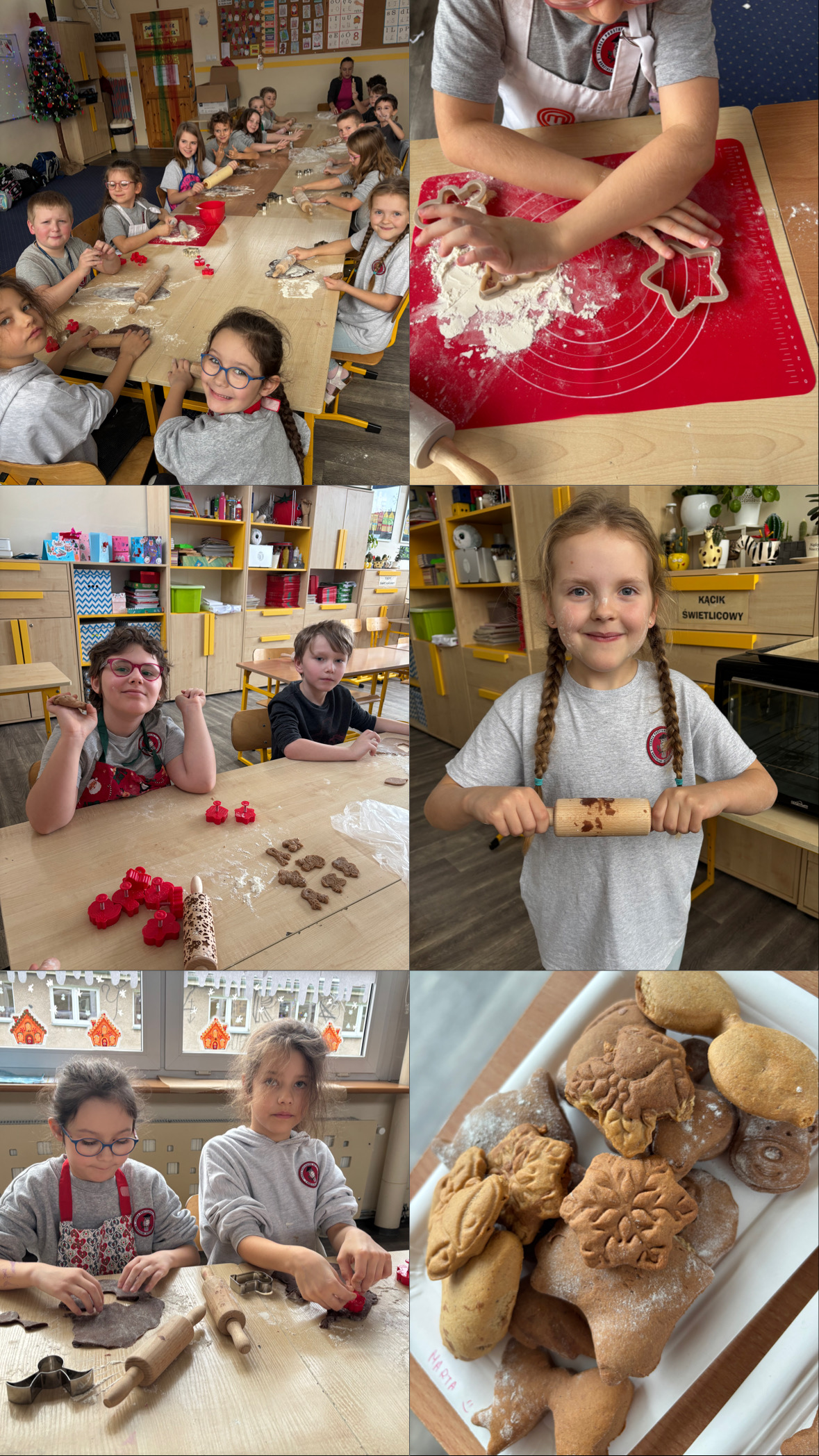 Wypieki świąteczne w klasie 1b